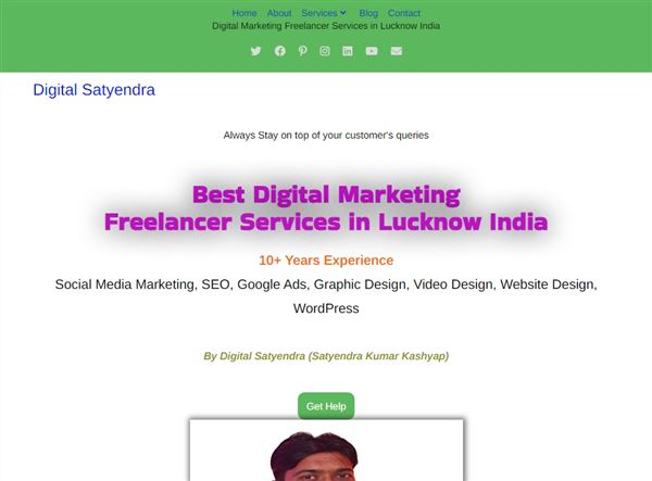 Digital Satyendra Freelancer In Lucknow | SEO | Social Media Marketing